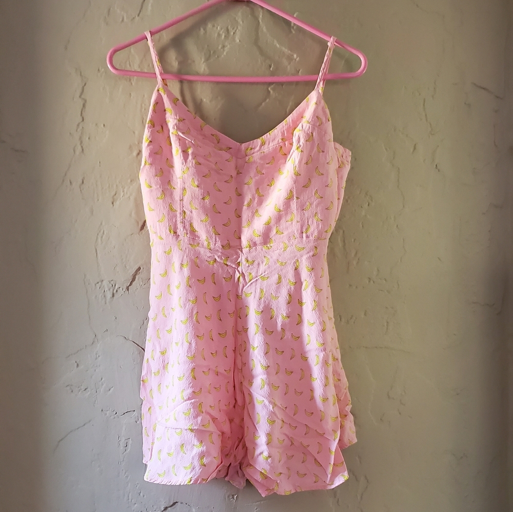 Zara Pink with Bananas Romper⁶